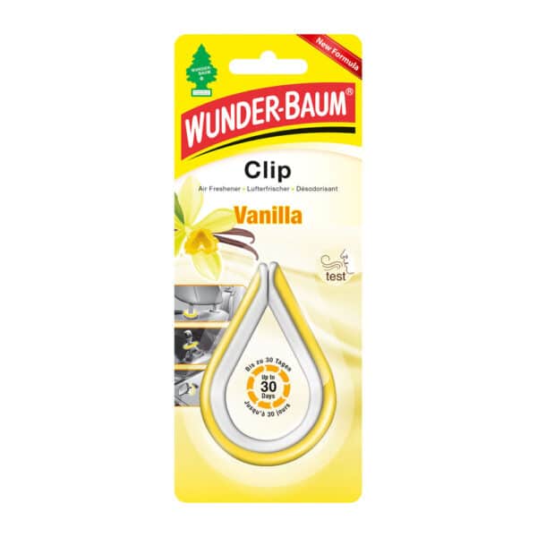 Промоционален пакет от 3 бр. – WUNDER-BAUM CLIP Vanilla